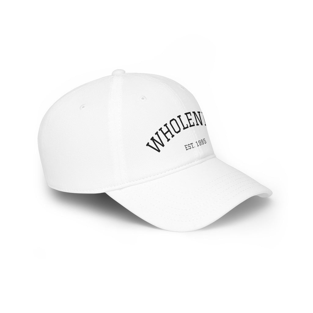 Wholeness Low Profile Baseball Cap – 'WHOLENESS EST. 1995' Embroidered Dad Hat