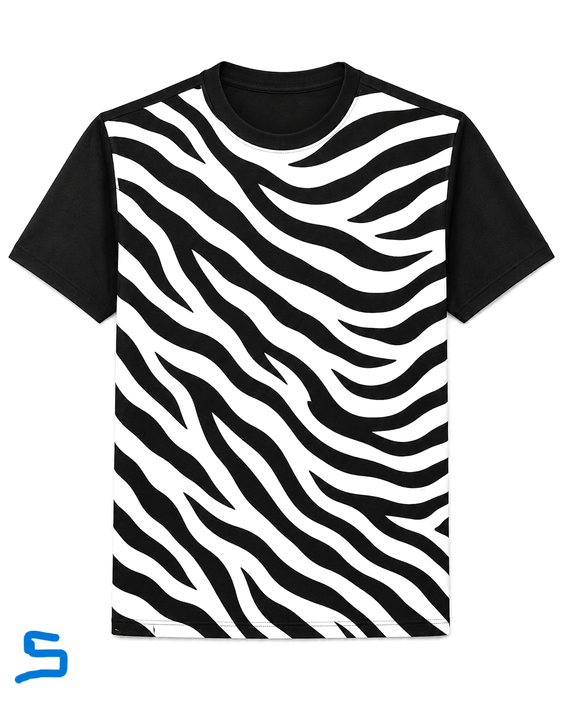 Geometric Fox Emblem T-shirt | Minimal Animal Illustration